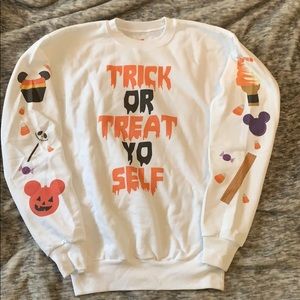 Halloween Disney Theme Crewneck Sweater